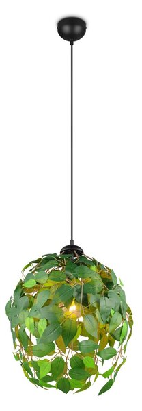 Φωτιστικό Κρεμαστό Reality Lighting -RL LEAVY R10461915 Μαύρο Ματ (Black Mat)