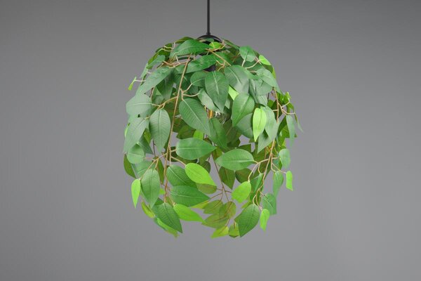 Φωτιστικό Κρεμαστό Reality Lighting -RL LEAVY R10461915 Μαύρο Ματ (Black Mat)