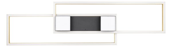 Φωτιστικό Οροφής Trio Lighting ALBANY 647710480 Μαύρο Ματ (Black Mat) και Χρυσό Χρώμα (Gold Coloured) 2700 - 6500K