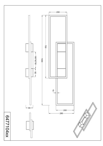 Φωτιστικό Οροφής Trio Lighting ALBANY 647710431 Λευκό Ματ (White Mat) 2700 - 6500K