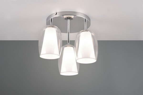 Φωτιστικό Οροφής Trio Lighting BARRET 617500306 Χρώμιο (Chrome)