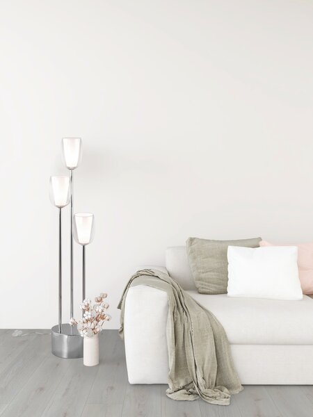 Φωτιστικό Επιδαπέδιο Trio Lighting BARRET 417500306 Χρώμιο (Chrome)