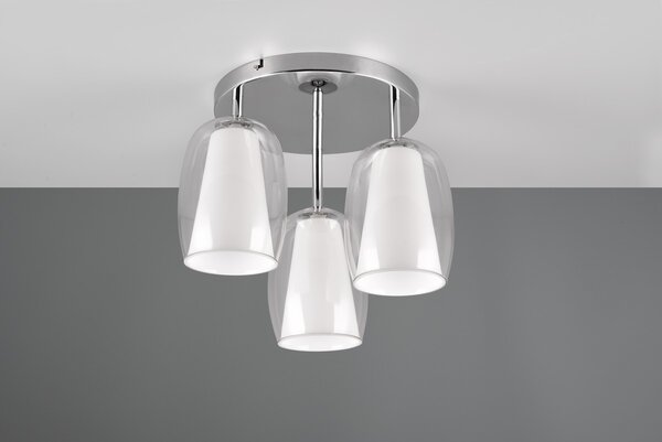 Φωτιστικό Οροφής Trio Lighting BARRET 617500306 Χρώμιο (Chrome)
