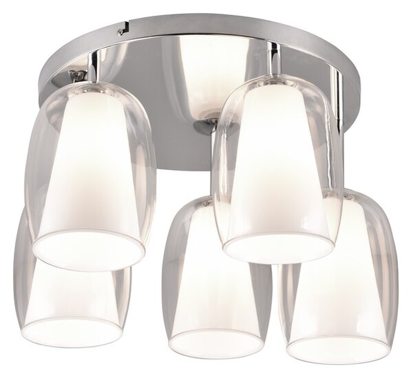 Φωτιστικό Οροφής Trio Lighting BARRET 617500506 Χρώμιο (Chrome)
