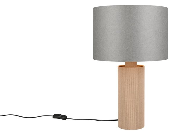 Φωτιστικό Επιτραπέζιο Trio Lighting CANIO 568190111 Ξύλο Φυσικό χρώμα (Wood Natural Finish)