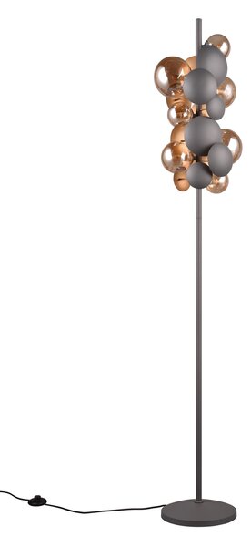 Φωτιστικό Επιδαπέδιο Trio Lighting BUBBLE 417400742 Ανθρακί (Anthracite)