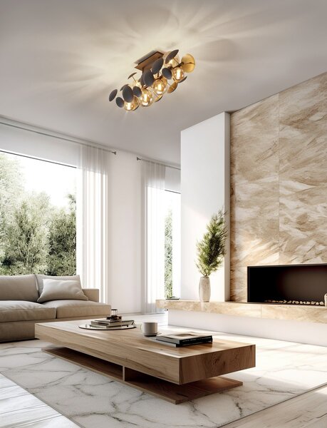 Φωτιστικό Οροφής Trio Lighting BUBBLE 617400879 Χρυσό Χρώμα (Gold Coloured)