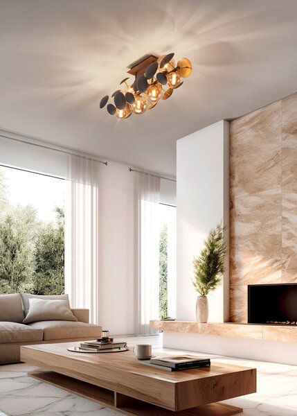 Φωτιστικό Οροφής Trio Lighting BUBBLE 617400879 Χρυσό Χρώμα (Gold Coloured)