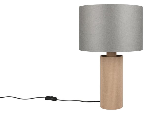 Φωτιστικό Επιτραπέζιο Trio Lighting CANIO 568190111 Ξύλο Φυσικό χρώμα (Wood Natural Finish)