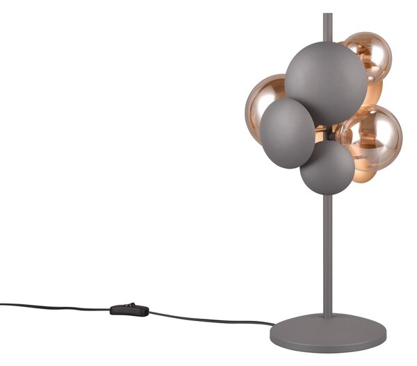 Φωτιστικό Επιτραπέζιο Trio Lighting BUBBLE 517400342 Ανθρακί (Anthracite)