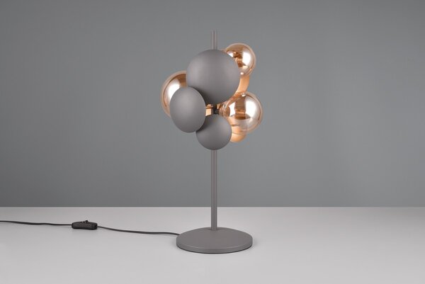 Φωτιστικό Επιτραπέζιο Trio Lighting BUBBLE 517400342 Ανθρακί (Anthracite)