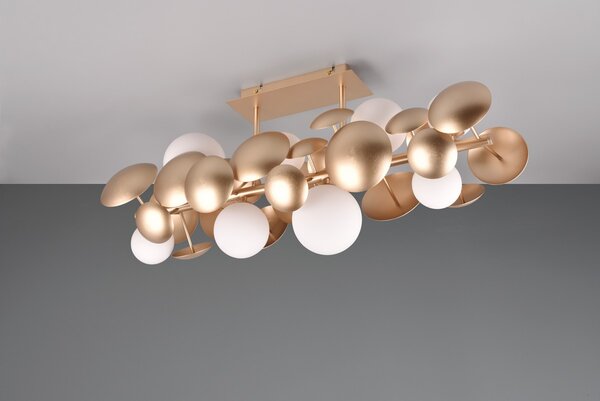 Φωτιστικό Οροφής Trio Lighting BUBBLE 617400879 Χρυσό Χρώμα (Gold Coloured)