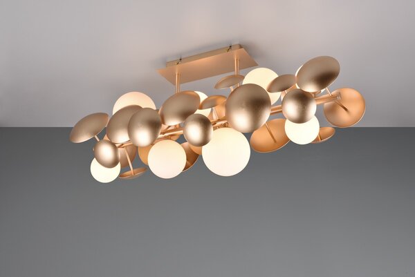 Φωτιστικό Οροφής Trio Lighting BUBBLE 617400879 Χρυσό Χρώμα (Gold Coloured)
