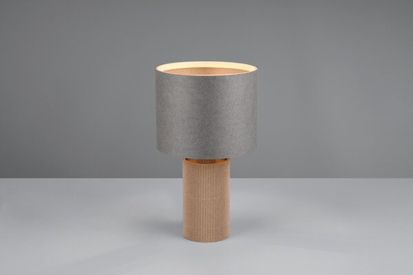 Φωτιστικό Επιτραπέζιο Trio Lighting CANIO 568100111 Ξύλο Φυσικό χρώμα (Wood Natural Finish)