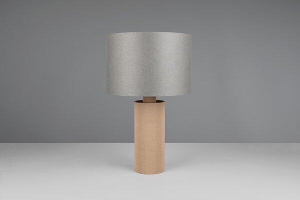Φωτιστικό Επιτραπέζιο Trio Lighting CANIO 568190111 Ξύλο Φυσικό χρώμα (Wood Natural Finish)