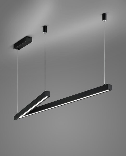 Φωτιστικό Κρεμαστό Cinque CICANTO 375010132 Μαύρο Ματ (Black Mat) 2000 - 4000K