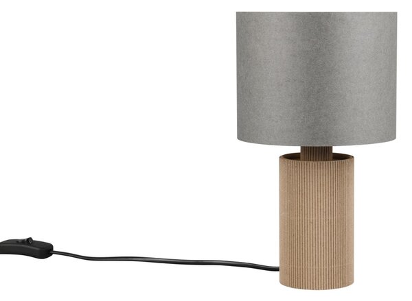 Φωτιστικό Επιτραπέζιο Trio Lighting CANIO 568100111 Ξύλο Φυσικό χρώμα (Wood Natural Finish)