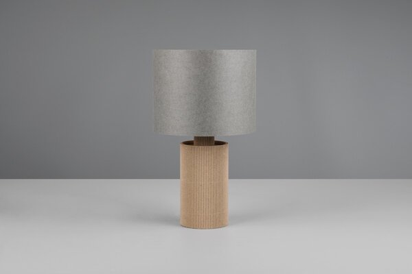 Φωτιστικό Επιτραπέζιο Trio Lighting CANIO 568100111 Ξύλο Φυσικό χρώμα (Wood Natural Finish)