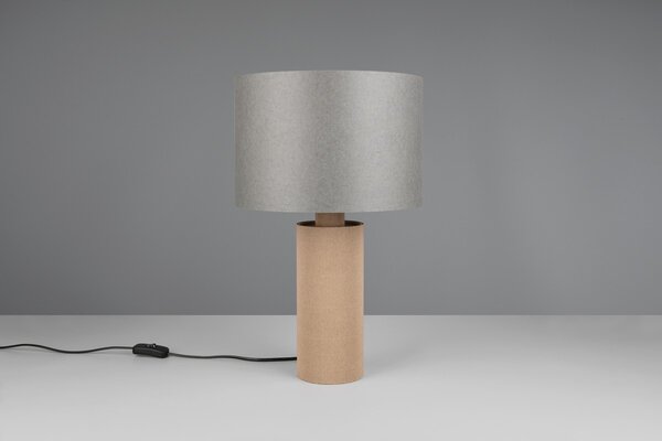 Φωτιστικό Επιτραπέζιο Trio Lighting CANIO 568190111 Ξύλο Φυσικό χρώμα (Wood Natural Finish)