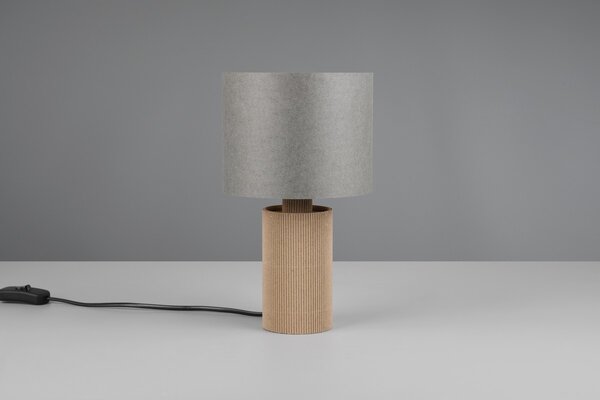 Φωτιστικό Επιτραπέζιο Trio Lighting CANIO 568100111 Ξύλο Φυσικό χρώμα (Wood Natural Finish)