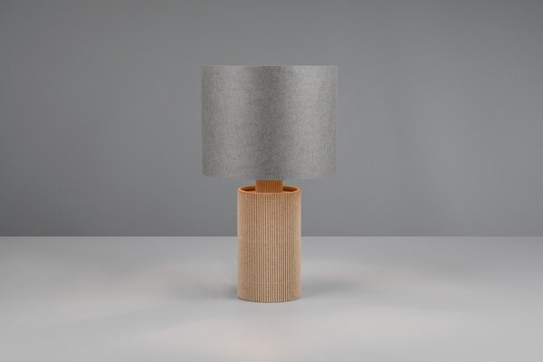 Φωτιστικό Επιτραπέζιο Trio Lighting CANIO 568100111 Ξύλο Φυσικό χρώμα (Wood Natural Finish)
