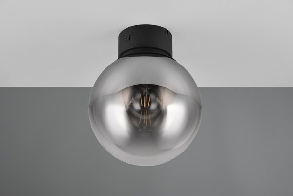 Φωτιστικό Οροφής Cinque CIPALLONE 617600132 Μαύρο Ματ (Black Mat)