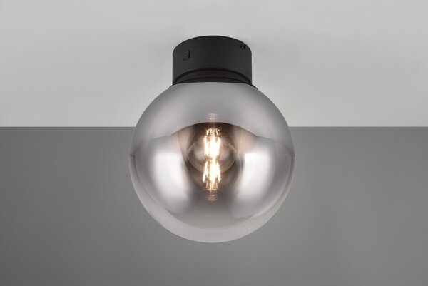 Φωτιστικό Οροφής Cinque CIPALLONE 617600132 Μαύρο Ματ (Black Mat)