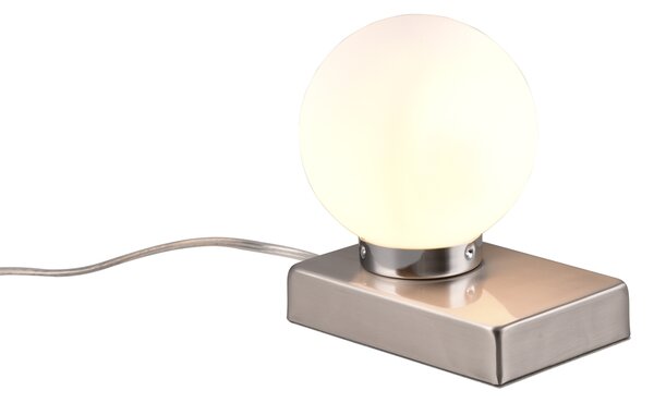Φωτιστικό Επιτραπέζιο Trio Lighting DAVI II 590100107 Νίκελ ματ (Nickel Mat- Satin)