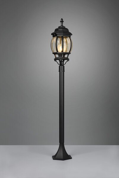 Φωτιστικό Κολόνα/Κολωνάκι Trio Lighting ELVO 406960132 Μαύρο Ματ (Black Mat)