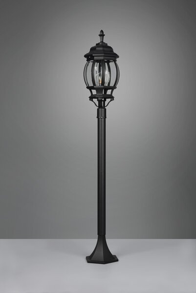 Φωτιστικό Κολόνα/Κολωνάκι Trio Lighting ELVO 406960132 Μαύρο Ματ (Black Mat)
