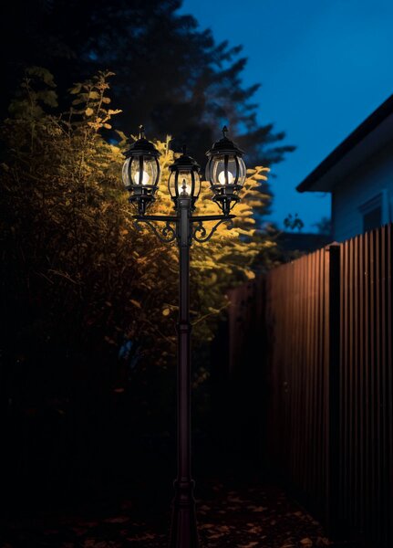 Φωτιστικό Κολόνα/Κολωνάκι Trio Lighting ELVO 406960332 Μαύρο Ματ (Black Mat)