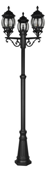 Φωτιστικό Κολόνα/Κολωνάκι Trio Lighting ELVO 406960332 Μαύρο Ματ (Black Mat)