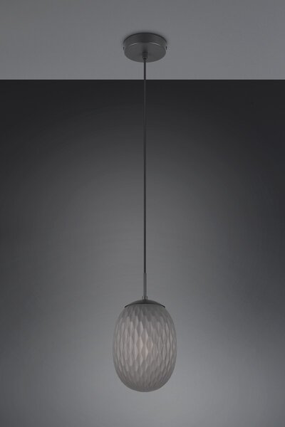 Φωτιστικό Κρεμαστό Trio Lighting FACETTE 364200154 Μαύρο Ματ (Black Mat)