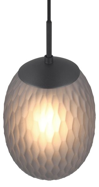 Φωτιστικό Κρεμαστό Trio Lighting FACETTE 364200154 Μαύρο Ματ (Black Mat)
