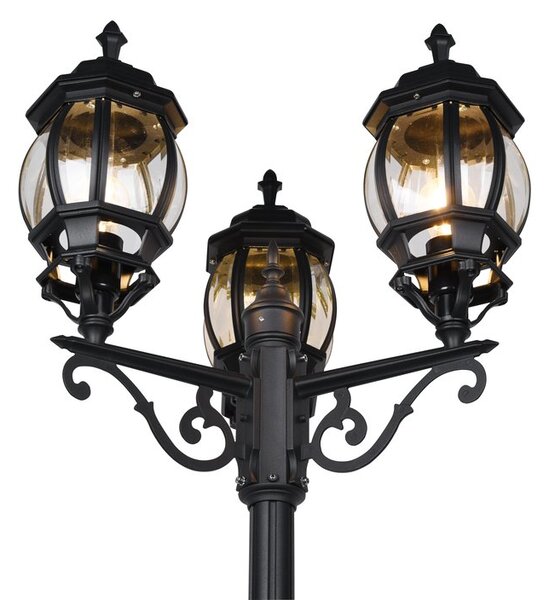 Φωτιστικό Κολόνα/Κολωνάκι Trio Lighting ELVO 406960332 Μαύρο Ματ (Black Mat)
