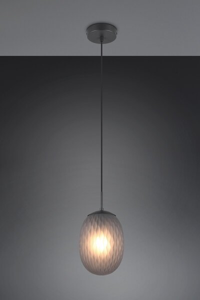 Φωτιστικό Κρεμαστό Trio Lighting FACETTE 364200154 Μαύρο Ματ (Black Mat)