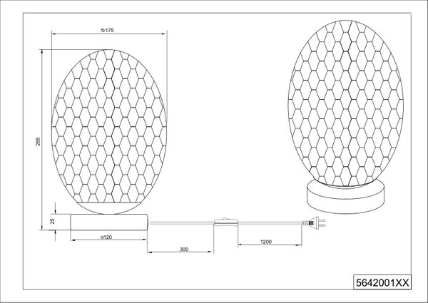 Φωτιστικό Επιτραπέζιο Trio Lighting FACETTE 564200115 Πράσινο (Green)