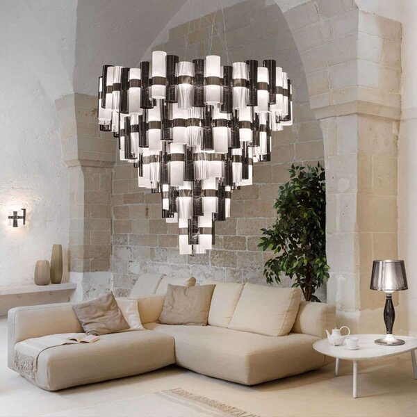 Φωτιστικό Οροφής Κρεμαστό Led La Lollona 5 Pewter-White Slamp