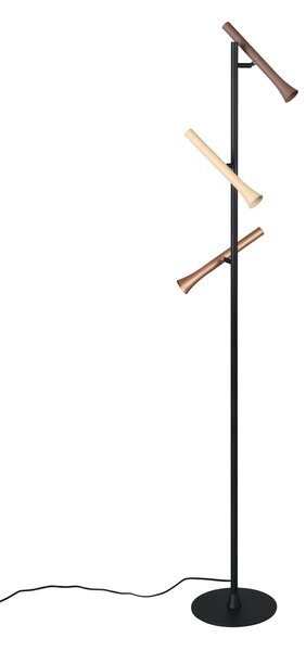 Φωτιστικό Επιδαπέδιο Trio Lighting FIATO 452010317 Μαύρο Ματ (Black Mat) 2300+3000+4000K