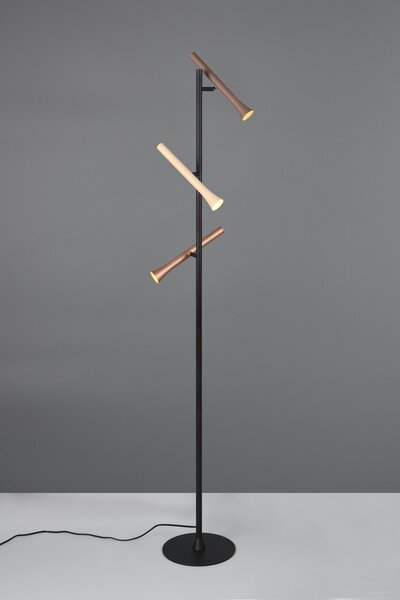 Φωτιστικό Επιδαπέδιο Trio Lighting FIATO 452010317 Μαύρο Ματ (Black Mat) 2300+3000+4000K