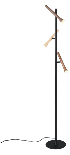 Φωτιστικό Επιδαπέδιο Trio Lighting FIATO 452010317 Μαύρο Ματ (Black Mat) 2300+3000+4000K