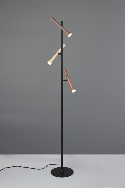 Φωτιστικό Επιδαπέδιο Trio Lighting FIATO 452010317 Μαύρο Ματ (Black Mat) 2300+3000+4000K