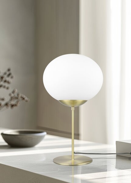 Φωτιστικό Επιτραπέζιο Trio Lighting FOMENTO 563100108 Ορειχαλκωμένο Ματ (Brass Mat)