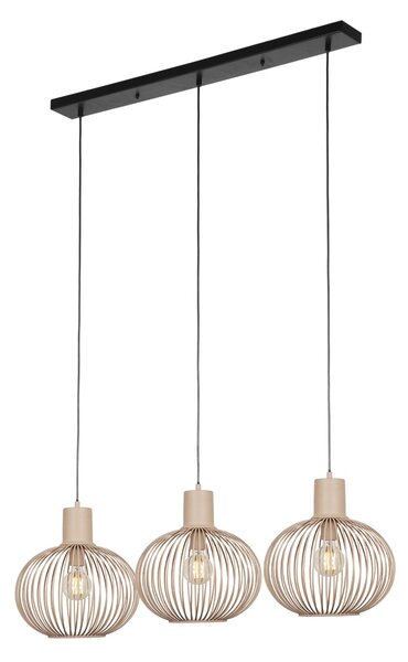 Φωτιστικό Κρεμαστό Trio Lighting GILA 365700366 Μπεζ της άμμου (Beige Sandy)