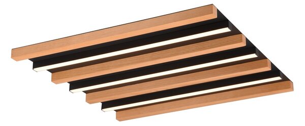 Φωτιστικό Οροφής Trio Lighting FONTANA 648914532 Μαύρο Ματ (Black Mat) 3000K