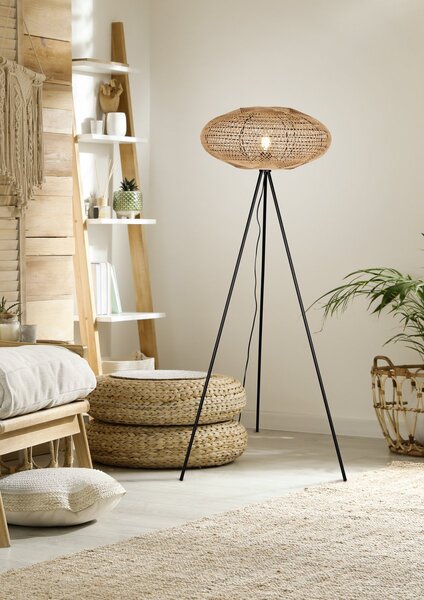 Φωτιστικό Επιδαπέδιο Trio Lighting HEDDA 412300136 Μαύρο Ματ (Black Mat)