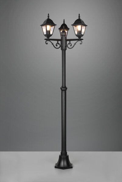 Φωτιστικό Κολόνα/Κολωνάκι Trio Lighting LIVENZA 405760332 Μαύρο Ματ (Black Mat)