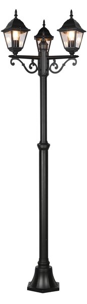 Φωτιστικό Κολόνα/Κολωνάκι Trio Lighting LIVENZA 405760332 Μαύρο Ματ (Black Mat)