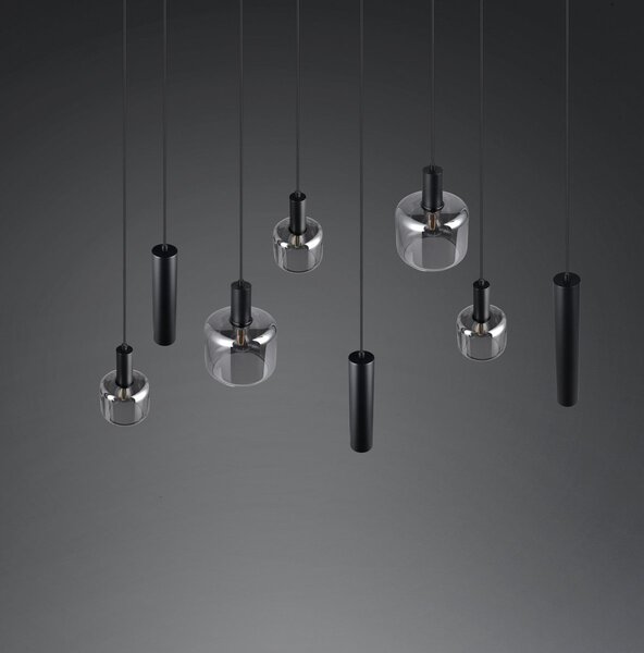 Φωτιστικό Κρεμαστό Trio Lighting MATARO 364100832 Μαύρο Ματ (Black Mat)