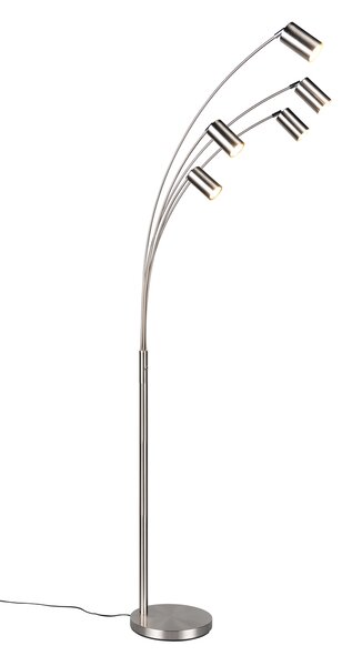 Φωτιστικό Επιδαπέδιο Trio Lighting MARLEY 412400507 Νίκελ ματ (Nickel Mat- Satin)